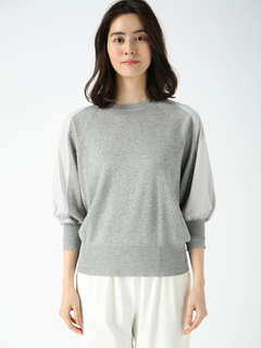 PINORE(ピノーレ) |ミキシングシャインニットプルオーバー