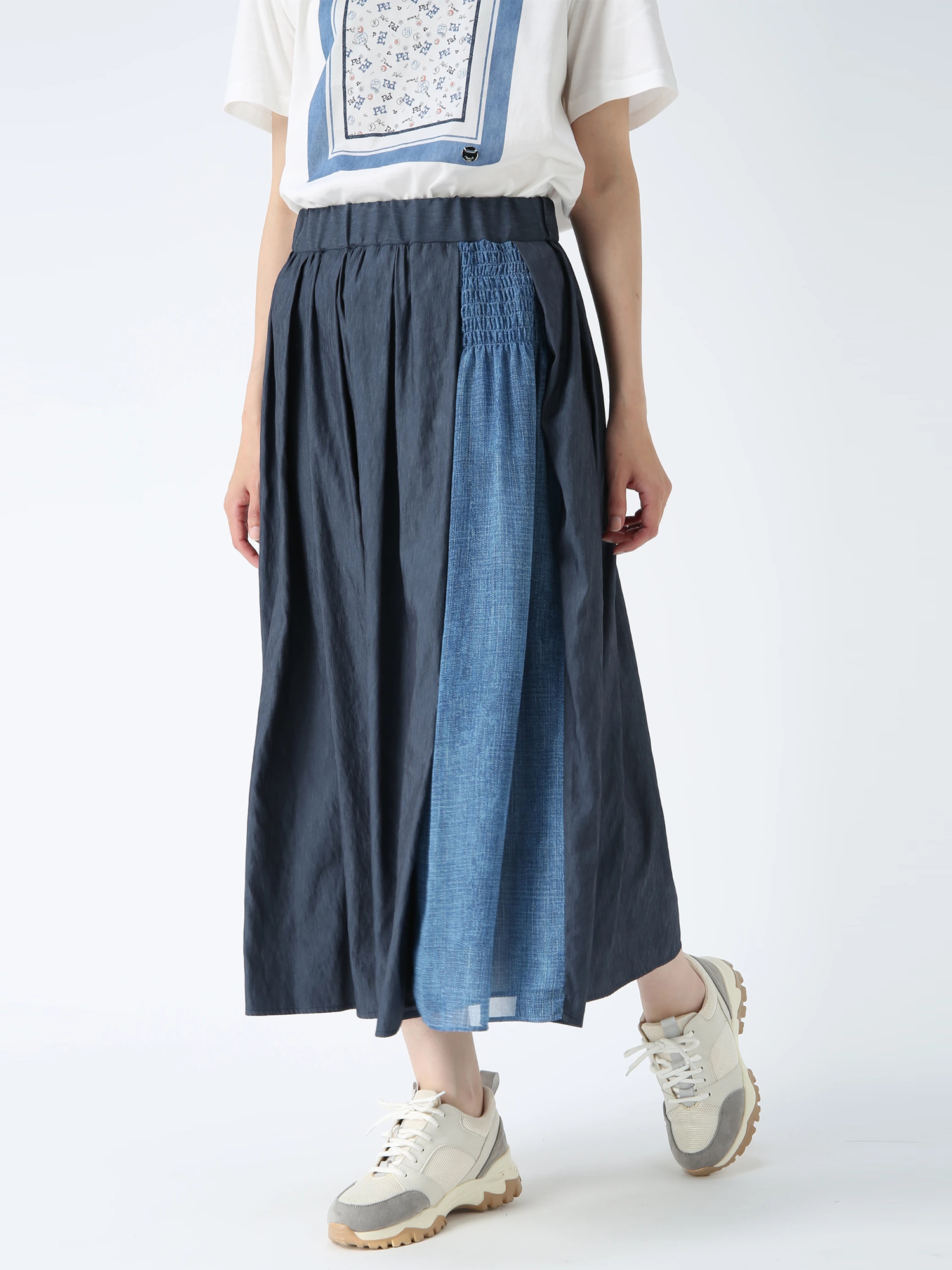 relax】ミスティダンガリー スカート ｜ PINORE（ピノーレ）｜.K  