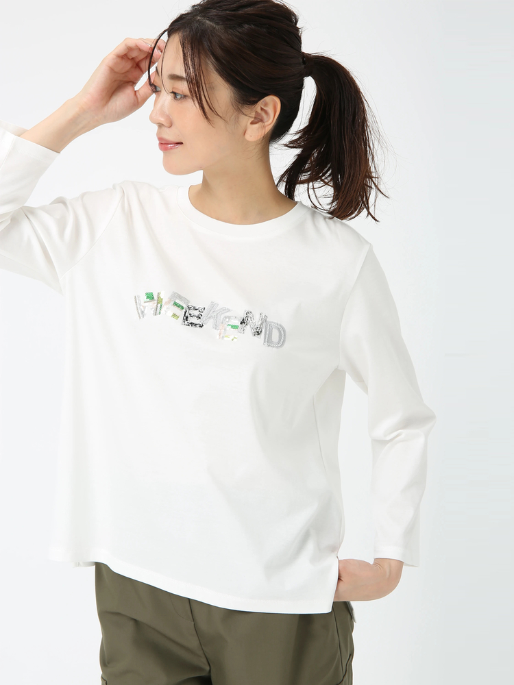 PINORE(ピノーレ) |ウィークエンド クラフトロゴ ロンT Tシャツ カットソー