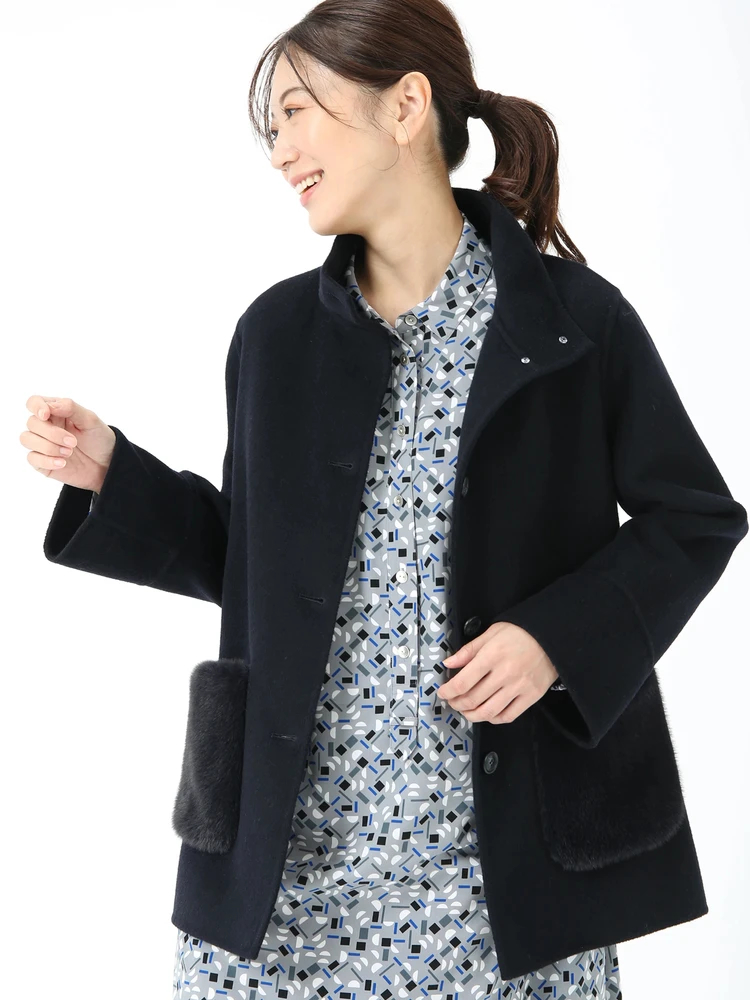 ウール100% コートPINORE ピノーレ