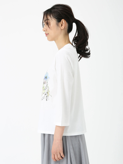 PINORE(ピノーレ) |ガーデン カット プリント ロンT Tシャツ