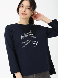 PINORE(ピノーレ) |ロゴカット ロンT Tシャツ PINORE WEEKEND