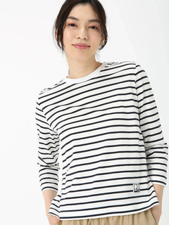 PINORE(ピノーレ) |【日本製】ボーダー カットソー ロンT Tシャツ PINORE WEEKEND