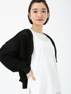 PINORE(ピノーレ) |【日本製】クリスタル カットソー ジレ ノースリーブ インナー