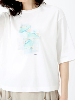 PINORE(ピノーレ) |ドゥーヴィル カット Tシャツ プリントT