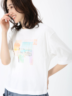 PINORE(ピノーレ) |ドゥーヴィル カット Tシャツ プリントT