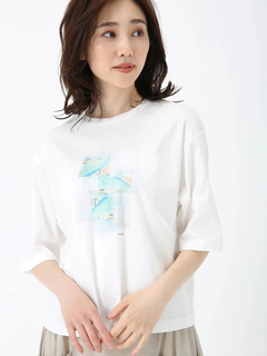 PINORE(ピノーレ) |ドゥーヴィル カット Tシャツ プリントT