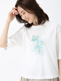 PINORE(ピノーレ) |ドゥーヴィル カット Tシャツ プリントT
