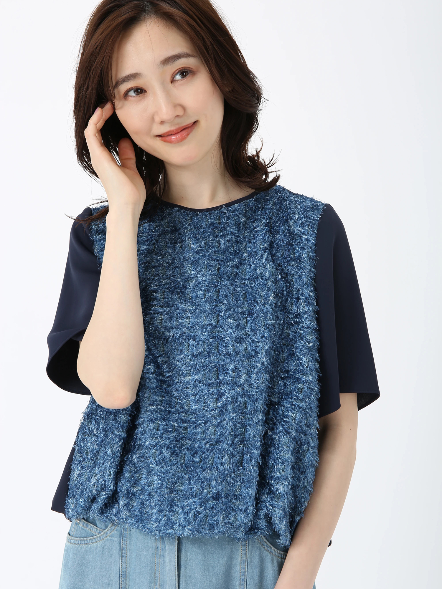 人気特価をすべて ブルーカット PINORE（ピノーレ）｜.K ｜ シャツ ブラウス トップス