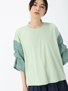 PINORE(ピノーレ) |【日本製】ラッセル コンビ Tシャツ カットソー