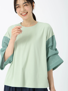 PINORE(ピノーレ) |【日本製】ラッセル コンビ Tシャツ カットソー