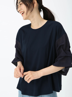 PINORE(ピノーレ) |【日本製】ラッセル コンビ Tシャツ カットソー