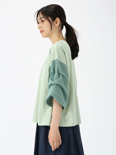 PINORE(ピノーレ) |【日本製】ラッセル コンビ Tシャツ カットソー