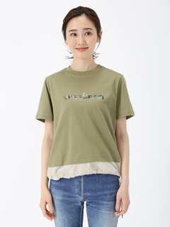 PINORE(ピノーレ) |ウィークエンド ロゴ カット Tシャツ PINORE WEEKEND
