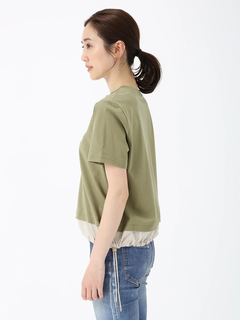 PINORE(ピノーレ) |ウィークエンド ロゴ カット Tシャツ PINORE WEEKEND