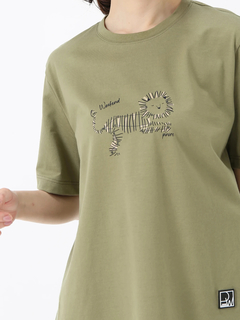 PINORE(ピノーレ) |モチーフ ロゴ カット Tシャツ キャラクター プリントT PINORE WEEKEND