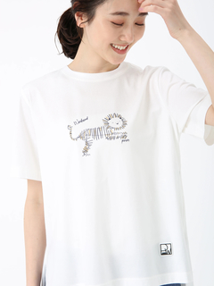 PINORE(ピノーレ) |モチーフ ロゴ カット Tシャツ キャラクター プリントT PINORE WEEKEND