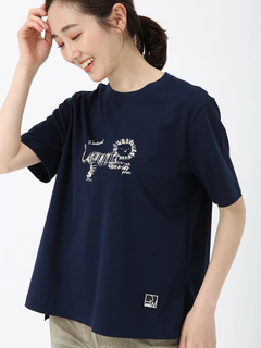 PINORE(ピノーレ) |モチーフ ロゴ カット Tシャツ キャラクター プリントT PINORE WEEKEND