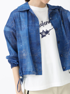 PINORE(ピノーレ) |コンステレーション プリント 星座 ブラウス シャツ PINORE WEEKEND