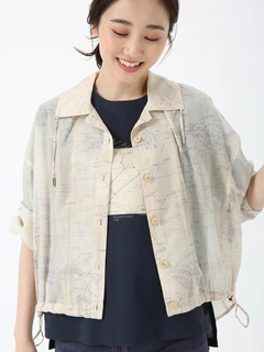 PINORE(ピノーレ) |コンステレーション プリント 星座 ブラウス シャツ PINORE WEEKEND