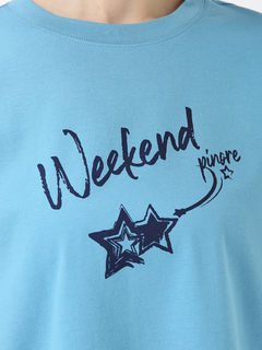PINORE(ピノーレ) |ペイント プリント カット Tシャツ プリントT PINORE WEEKEND