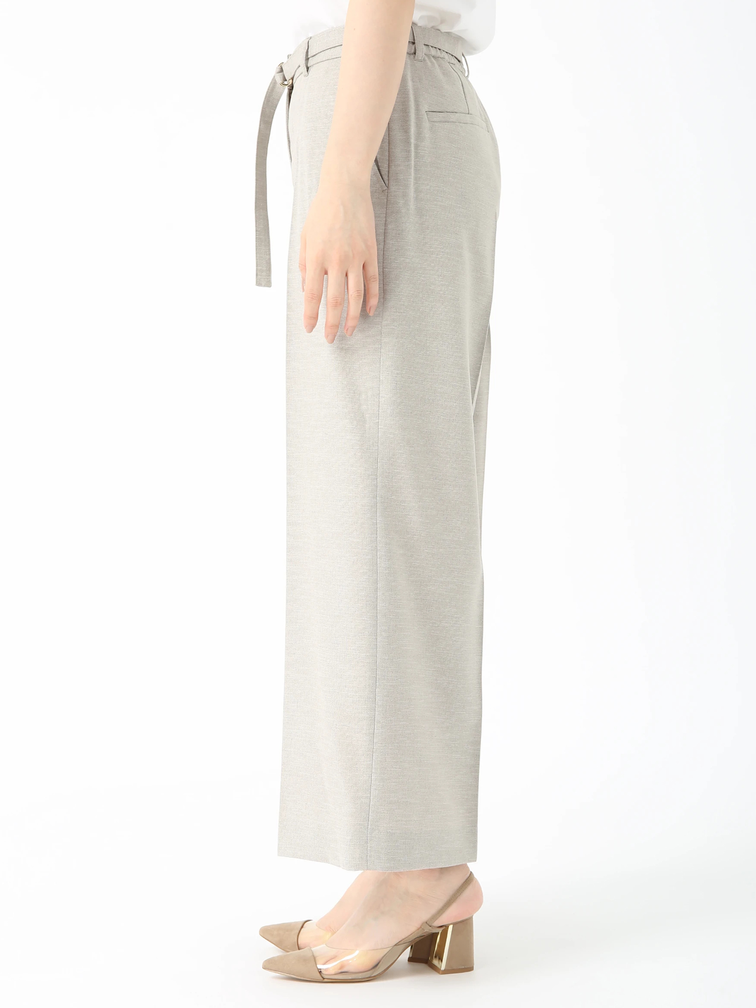 リネンライクオックス パンツ ｜ PINORE（ピノーレ）｜.K online SALE