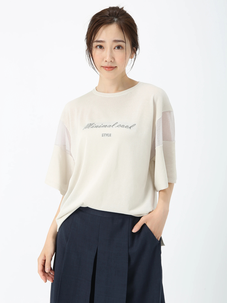 PINORE(ピノーレ) |カシリー ニットT Tシャツ