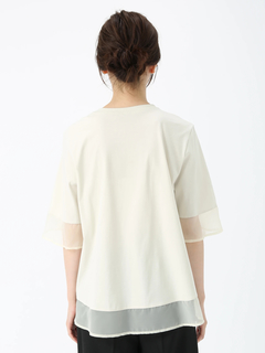 PINORE(ピノーレ) |ファインスムース デザイン Tシャツ カットソー