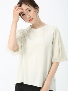 PINORE(ピノーレ) |バフスリーブ テクニカル カットソー Tシャツ