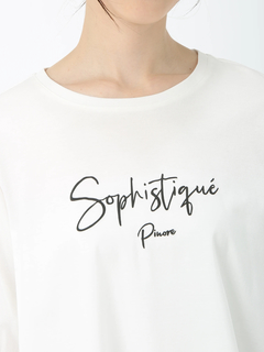 PINORE(ピノーレ) |バフスリーブ テクニカル カットソー Tシャツ