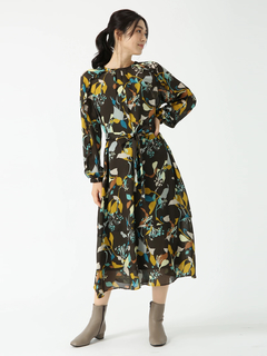 PINORE(ピノーレ) |キカアートプリント ワンピース ドレス