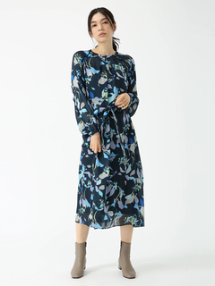 PINORE(ピノーレ) |キカアートプリント ワンピース ドレス