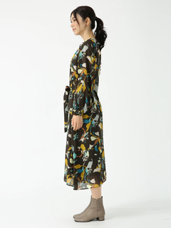 PINORE(ピノーレ) |キカアートプリント ワンピース ドレス