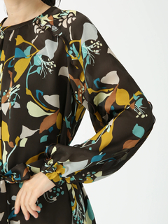 PINORE(ピノーレ) |キカアートプリント ワンピース ドレス