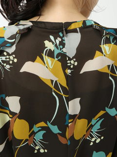 PINORE(ピノーレ) |キカアートプリント ワンピース ドレス