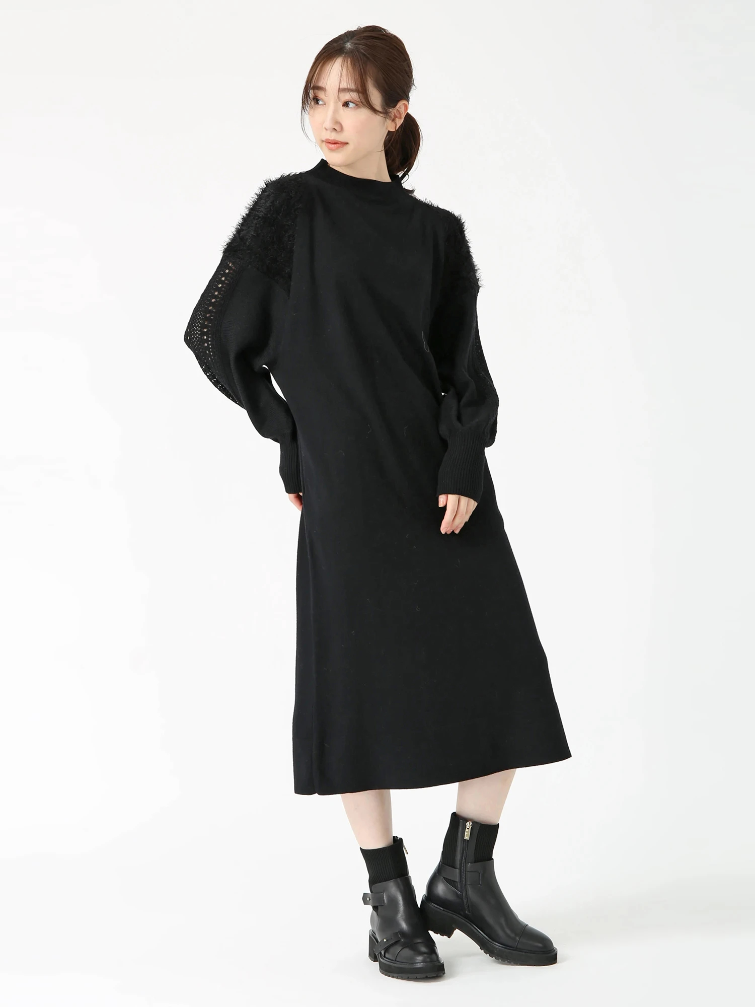 りぃ様ご予約品　　　　未使用☆タグ付き☆PINORE ピノーレ☆レース長袖ニット ショルダーレースニット | ニット | NOELA OFFICIAL WEB STORE