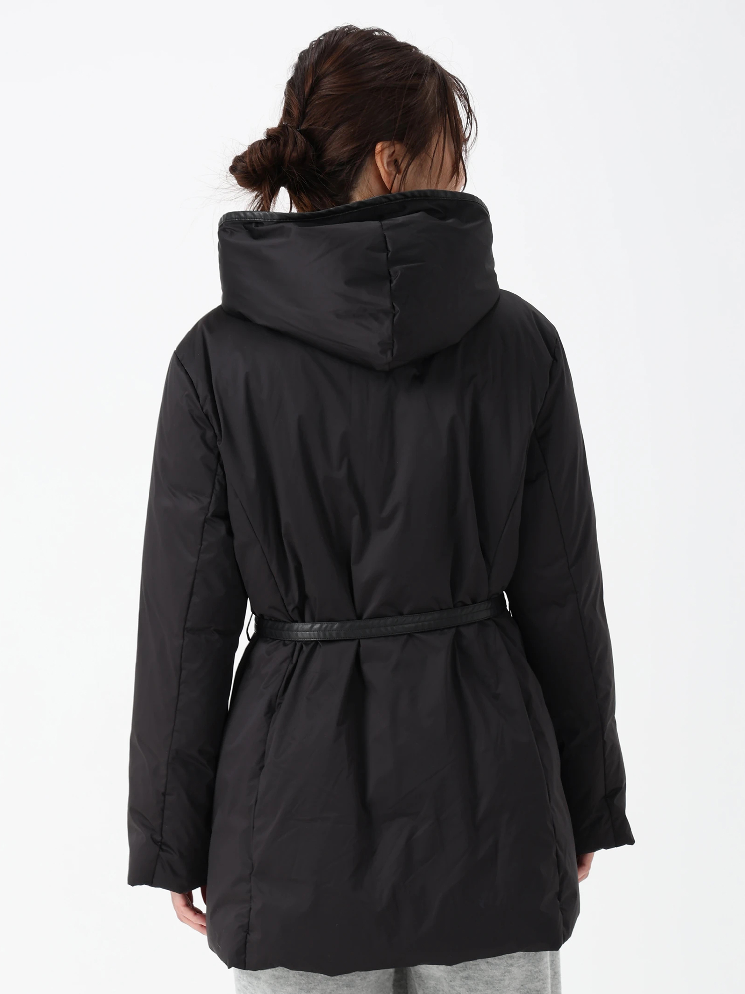 PINORE ピノーレ　株式会社キング　ダウンコート　美品 美品 PINORE ピノーレ ダウン コート フード 38 ネイビー キング