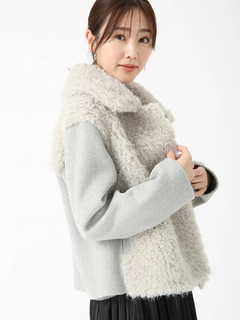 PINORE(ピノーレ) |プレミアムファーゴート ジャケット