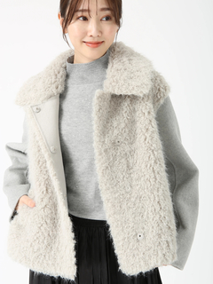 PINORE(ピノーレ) |プレミアムファーゴート ジャケット