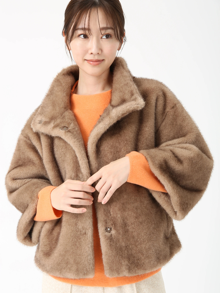 エコミンクファー コート ジャケット ｜ PINORE（ピノーレ）｜.K