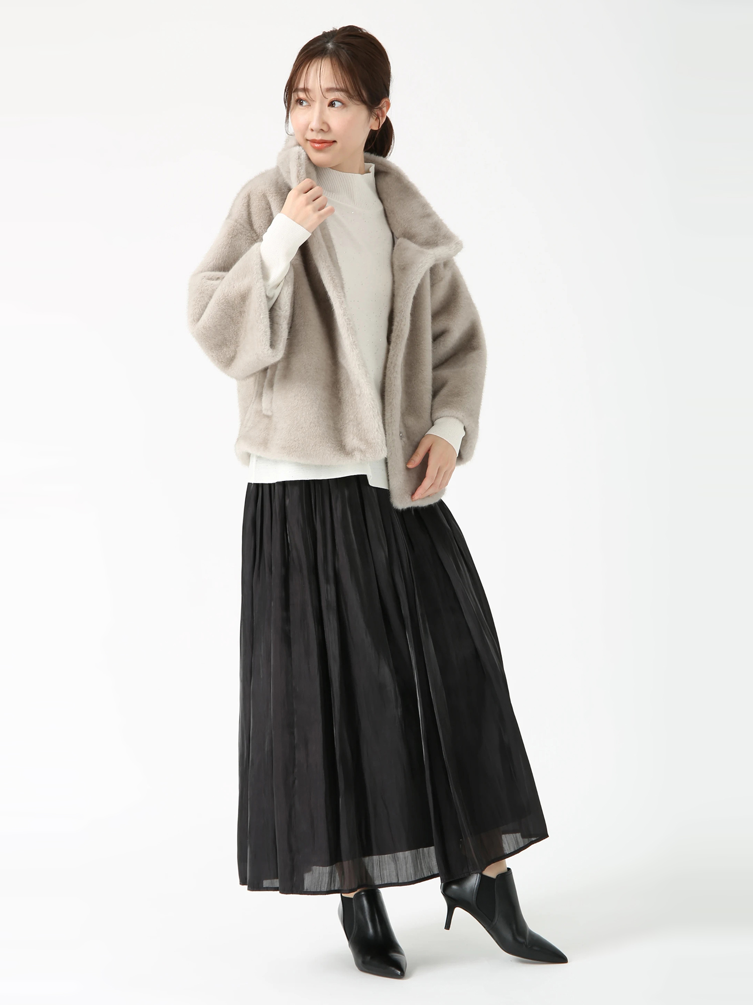 エコミンクファー コート ジャケット ｜ PINORE（ピノーレ）｜.K