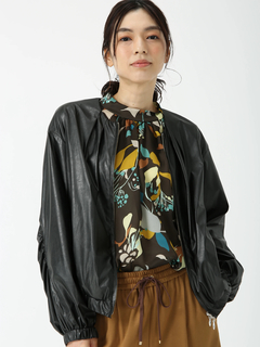 PINORE(ピノーレ) |LEATHERTEX 合成皮革 ジャケット ブルゾン