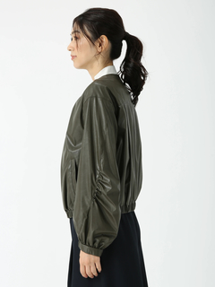 PINORE(ピノーレ) |LEATHERTEX 合成皮革 ジャケット ブルゾン