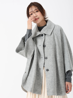 PINORE(ピノーレ) |パイルジャージ ジャケット ポンチョ