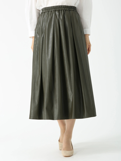 PINORE(ピノーレ) |LEATHERTEX 合成皮革 スカート