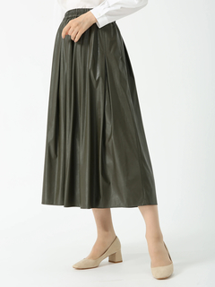 PINORE(ピノーレ) |LEATHERTEX 合成皮革 スカート