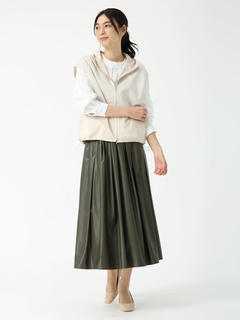 PINORE(ピノーレ) |LEATHERTEX 合成皮革 スカート