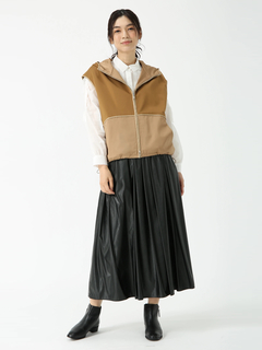 PINORE(ピノーレ) |LEATHERTEX 合成皮革 スカート