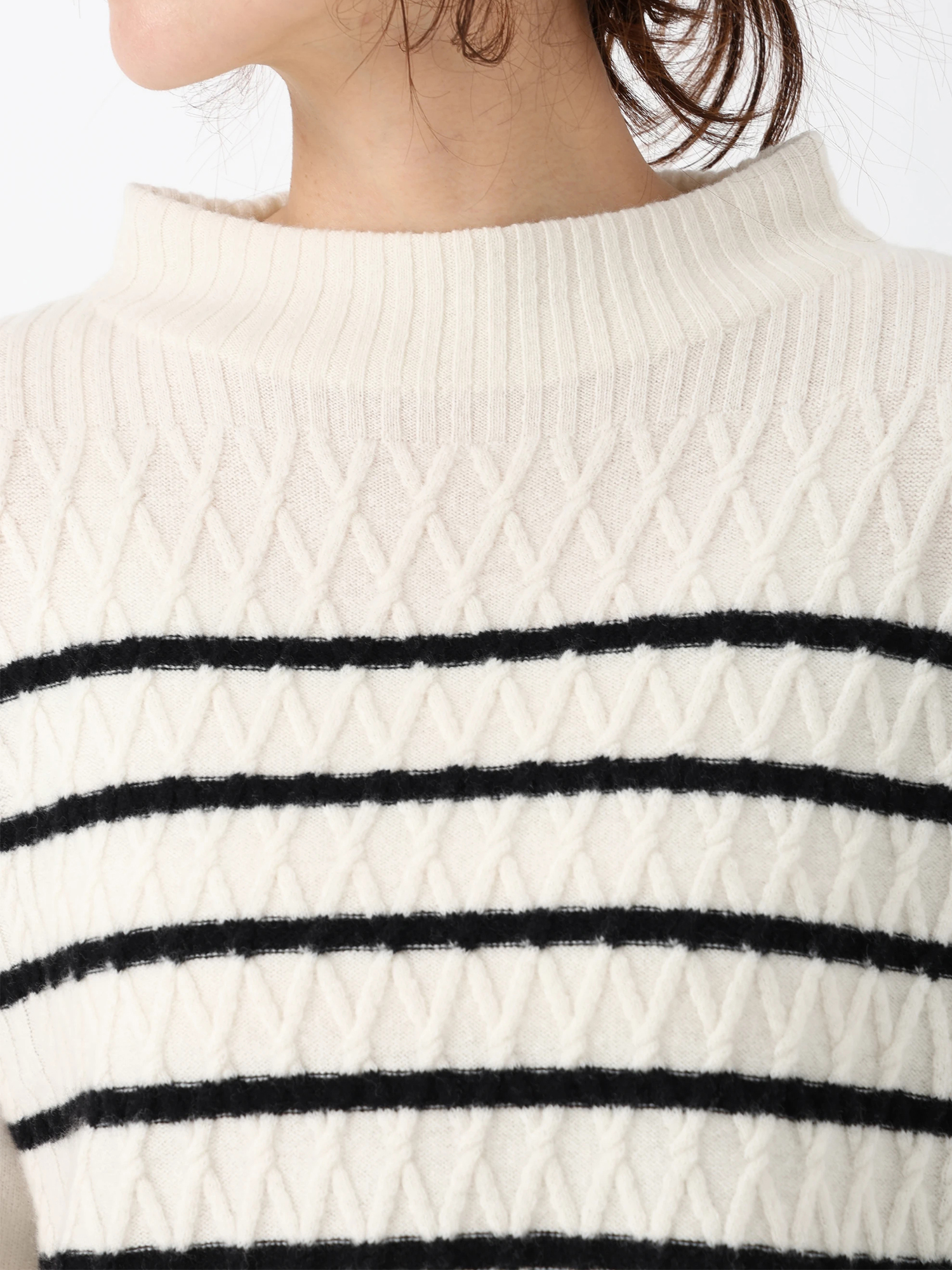 PINORE ニットセーター PINORE（ピノーレ）ニット・セーター グレー サイズ:38(S位