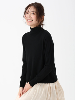 PINORE(ピノーレ) |ウォッシャブル ハイネック セーター ニット